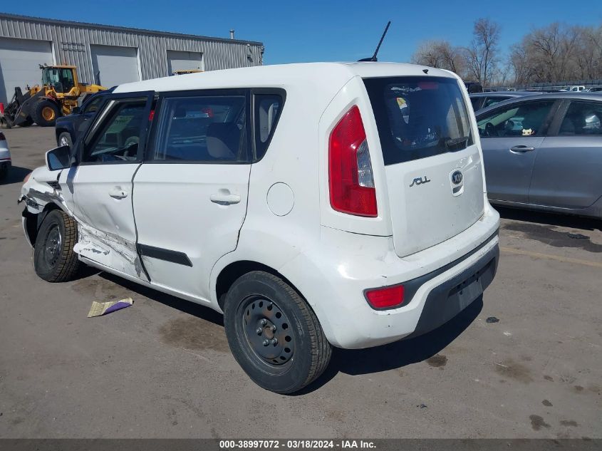 2013 Kia Soul VIN: KNDJT2A55D7524890 Lot: 38997072