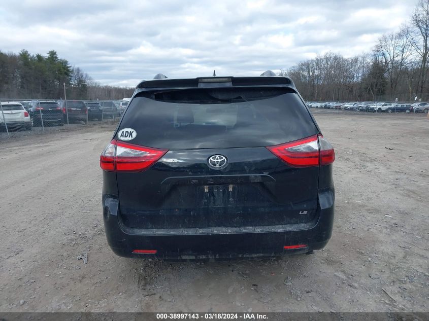 2020 Toyota Sienna Le VIN: 5TDKZ3DC0LS087324 Lot: 38997143