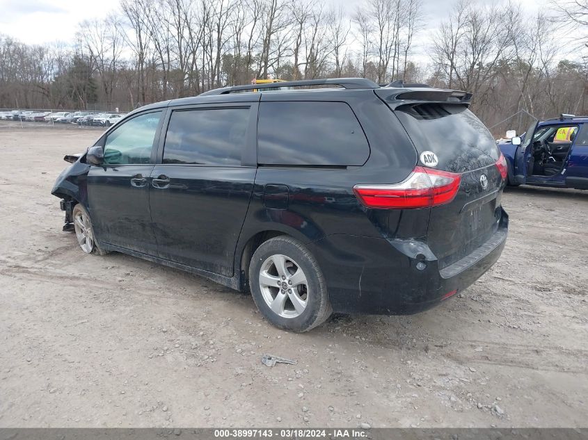 VIN 5TDKZ3DC0LS087324 2020 Toyota Sienna, LE no.3