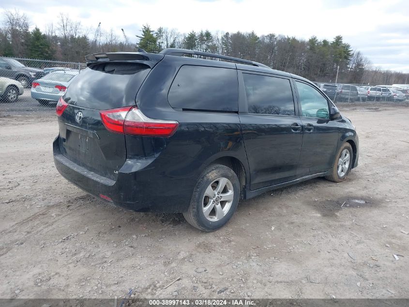 VIN 5TDKZ3DC0LS087324 2020 Toyota Sienna, LE no.4