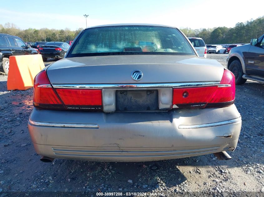 2001 Mercury Grand Marquis Ls VIN: 2MEFM75W21X626204 Lot: 38997208