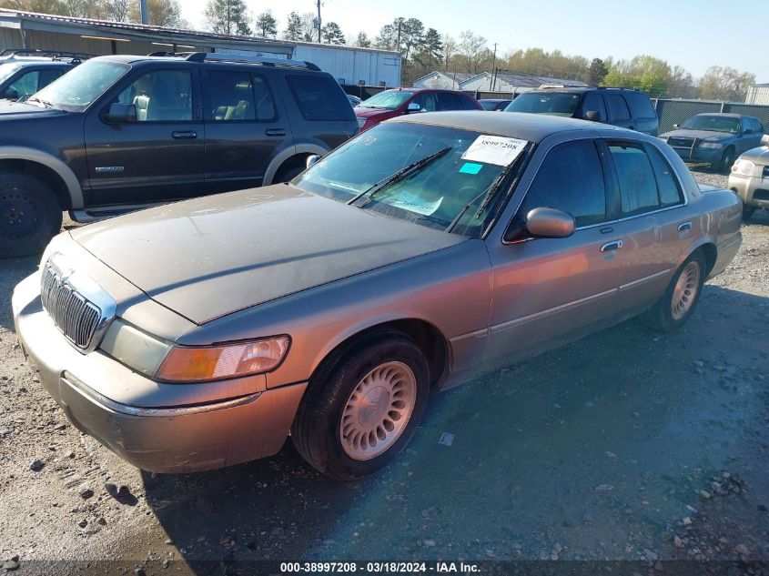 2001 Mercury Grand Marquis Ls VIN: 2MEFM75W21X626204 Lot: 38997208