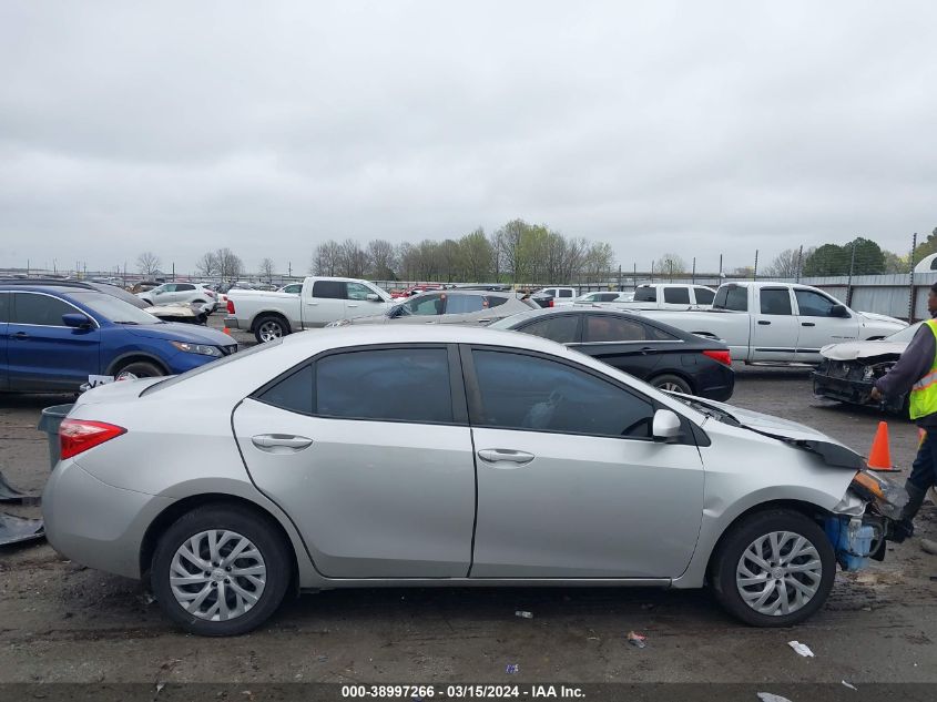 2019 Toyota Corolla Le VIN: 5YFBURHEXKP893076 Lot: 38997266