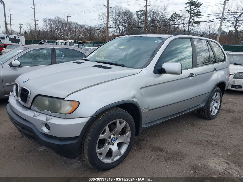 2001 BMW X5 3.0 VIN: WBAFA535X1LM64566 Lot: 38997319