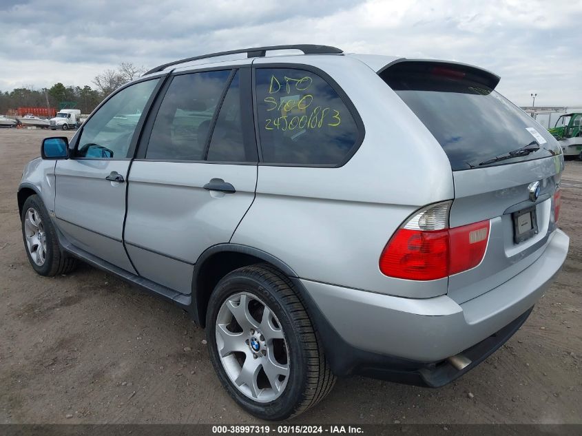 2001 BMW X5 3.0 VIN: WBAFA535X1LM64566 Lot: 38997319