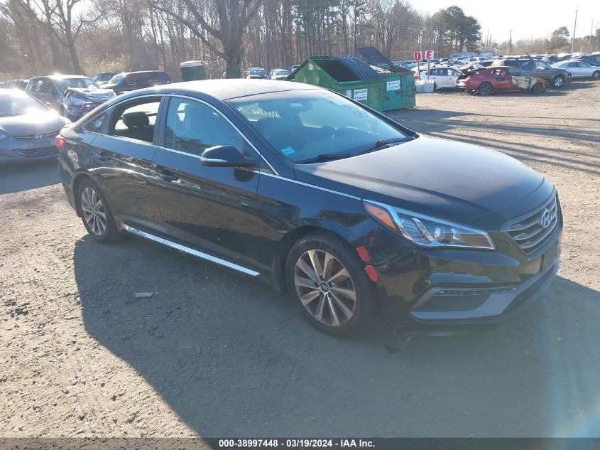 2017 Hyundai Sonata Sport VIN: 5NPE34AF6HH450581 Lot: 38997448