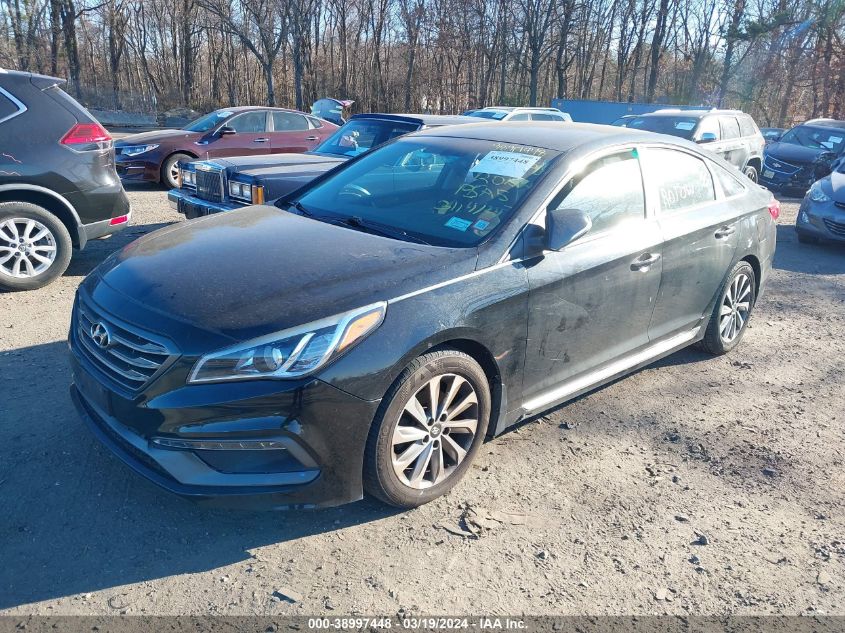 2017 Hyundai Sonata Sport VIN: 5NPE34AF6HH450581 Lot: 38997448