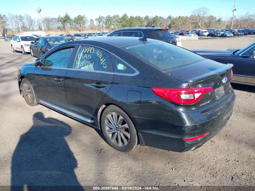 2017 Hyundai Sonata Sport VIN: 5NPE34AF6HH450581 Lot: 38997448