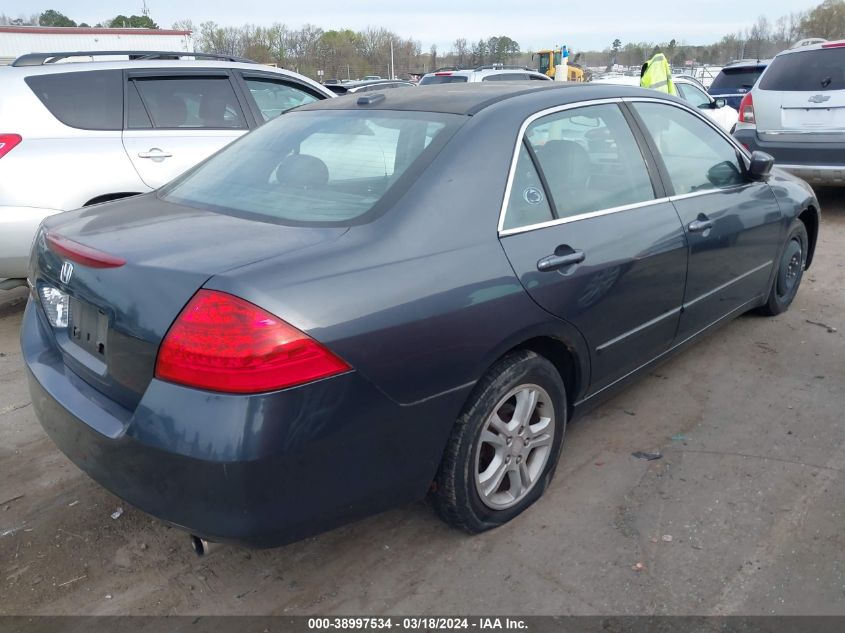 1HGCM56776A063698 | 2006 HONDA ACCORD