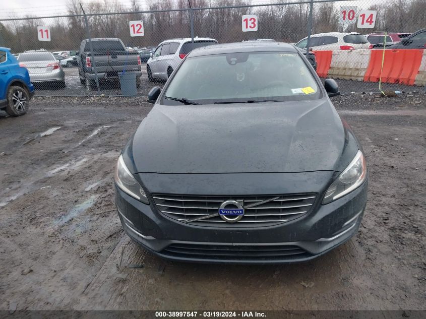 2014 Volvo S60 VIN: YV1612FH0E2276748 Lot: 38997547