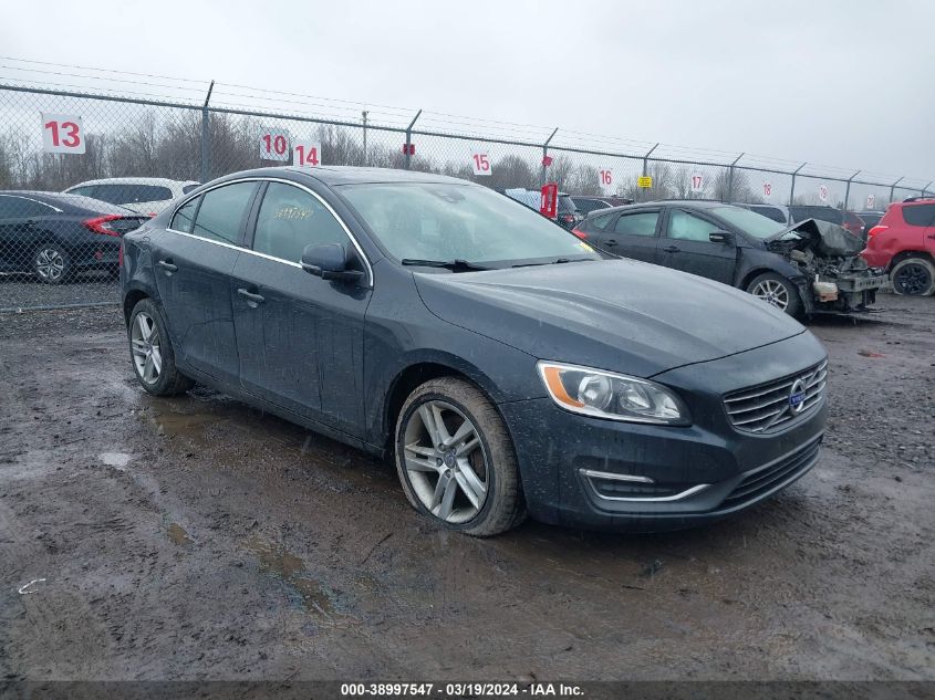 2014 Volvo S60 VIN: YV1612FH0E2276748 Lot: 38997547