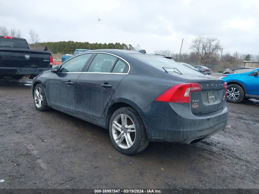 2014 Volvo S60 VIN: YV1612FH0E2276748 Lot: 38997547