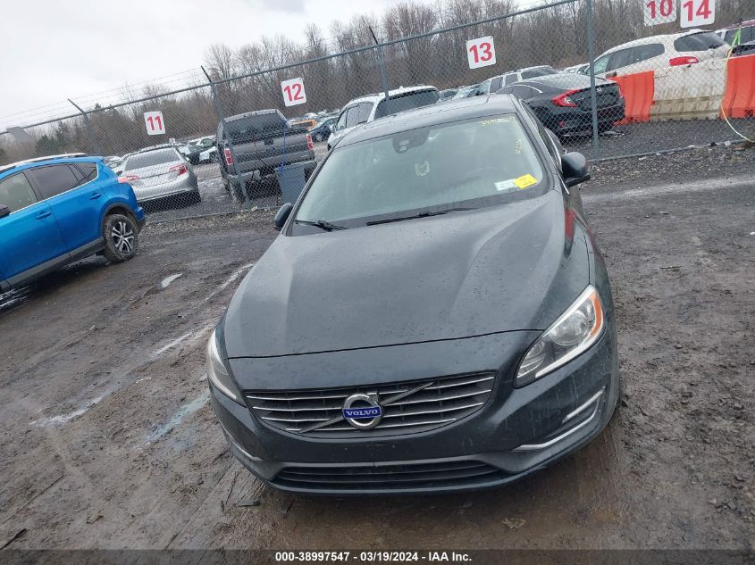 2014 Volvo S60 VIN: YV1612FH0E2276748 Lot: 38997547