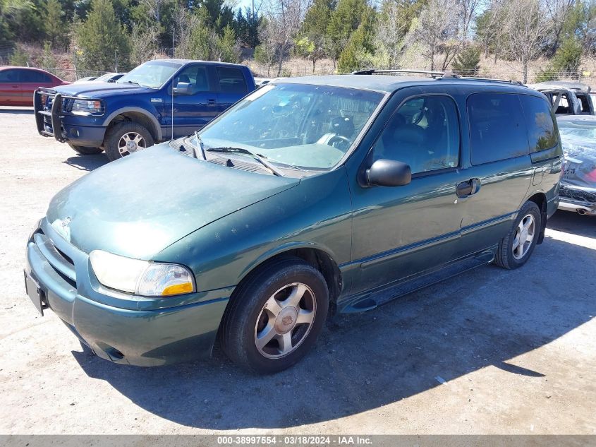 4N2ZN16T42D813706 2002 Nissan Quest Se