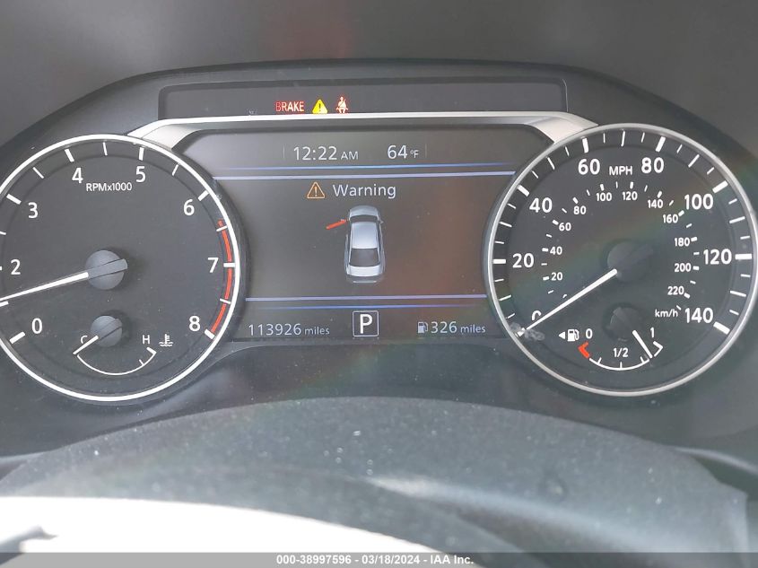VIN 1N4BL4BV9LC252161 2020 NISSAN ALTIMA S