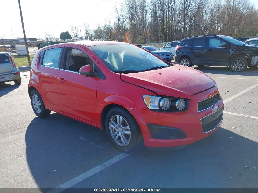 2016 Chevrolet Sonic Lt Auto VIN: 1G1JC6SH5G4134287 Lot: 38997617