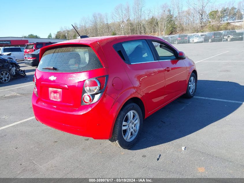 2016 Chevrolet Sonic Lt Auto VIN: 1G1JC6SH5G4134287 Lot: 38997617