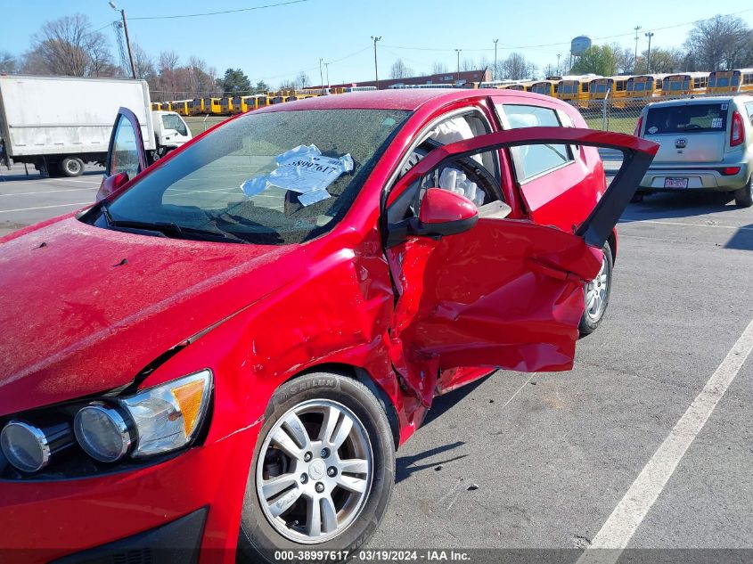 2016 Chevrolet Sonic Lt Auto VIN: 1G1JC6SH5G4134287 Lot: 38997617