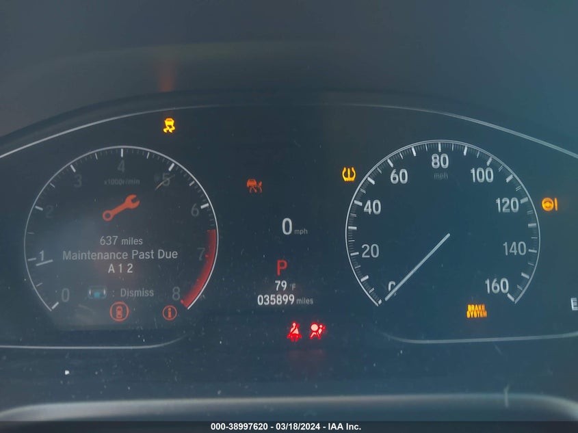 2022 HONDA ACCORD 1.5L I4   N(VIN: 1HGCV1F35NA060056