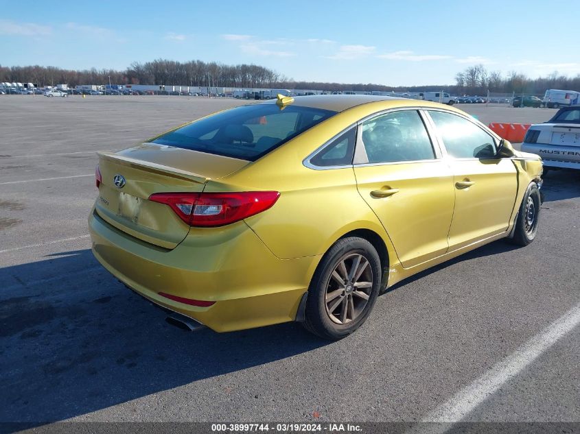 2015 Hyundai Sonata Se VIN: 5NPE24AF4FH070316 Lot: 38997744