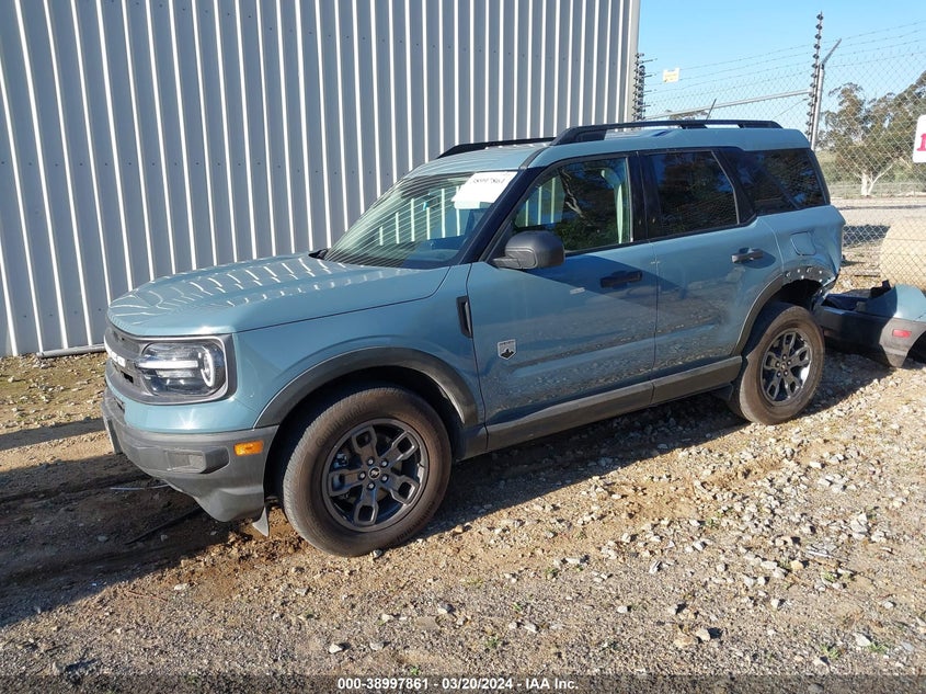2023 Ford Bronco Sport Big Bend VIN: 3FMCR9B61PRD06297 Lot: 38997861