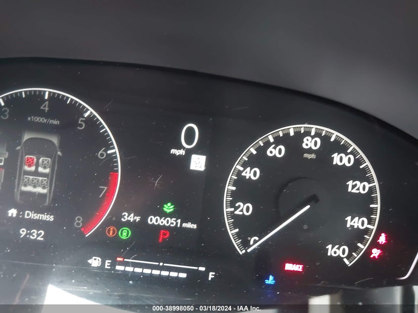 VIN 2HGFE1F70PH321680 2023 HONDA CIVIC EX