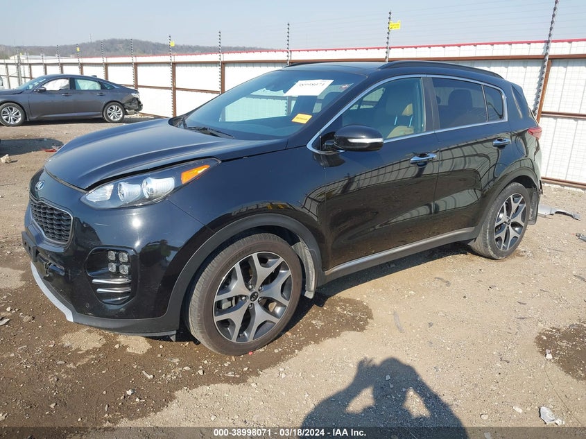 VIN KNDPR3A61J7379947 2018 KIA SPORTAGE SX TURBO