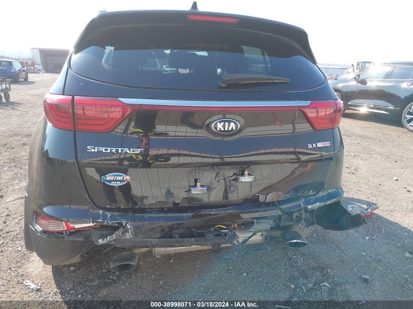 VIN KNDPR3A61J7379947 2018 KIA SPORTAGE SX TURBO
