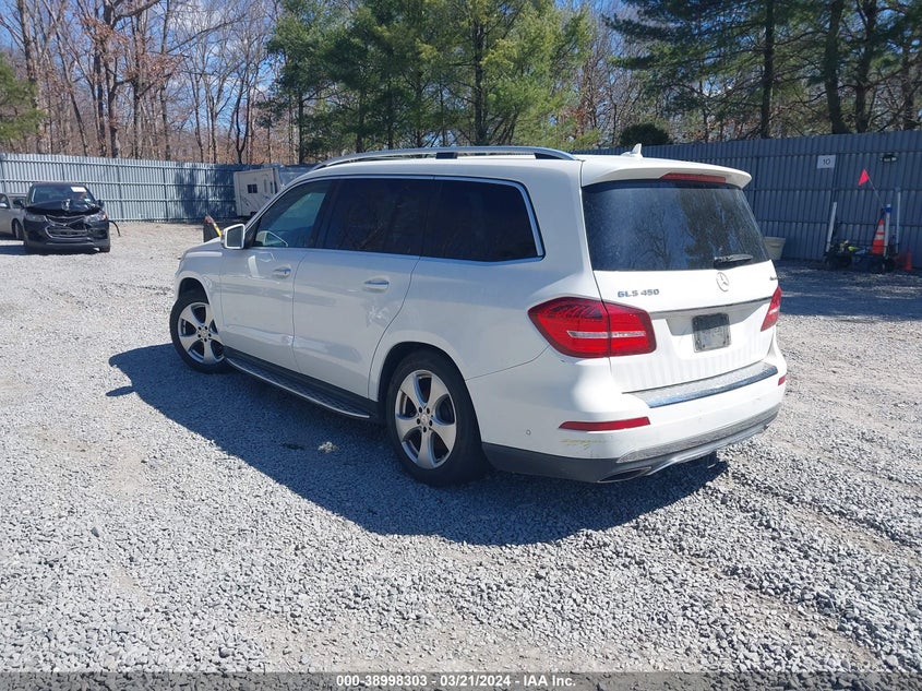 2017 Mercedes-Benz Gls 450 4Matic VIN: 4JGDF6EE0HA829742 Lot: 38998303