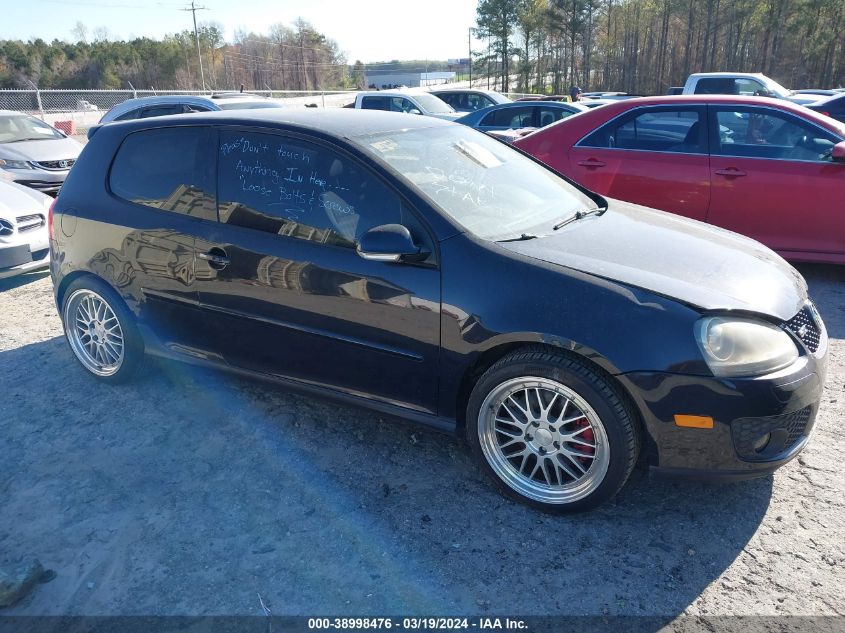 2009 Volkswagen Gti 2-Door VIN: WVWFD71K69W013918 Lot: 38998476