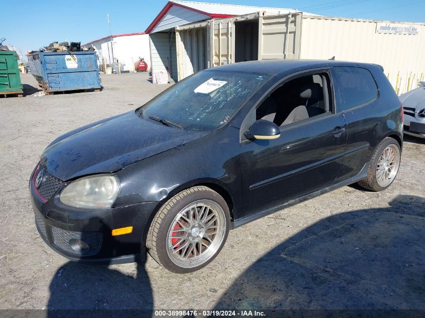 2009 Volkswagen Gti 2-Door VIN: WVWFD71K69W013918 Lot: 38998476