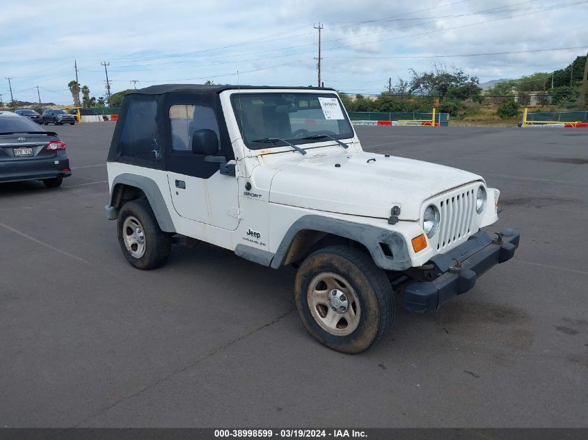 2003 Jeep Wrangler Sport VIN: 1J4FA49S23P337956 Lot: 38998599