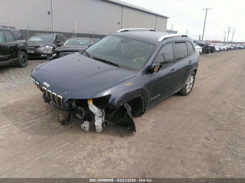 VIN 1C4PJMCB2MD148746 2021 JEEP CHEROKEE LATITUDE