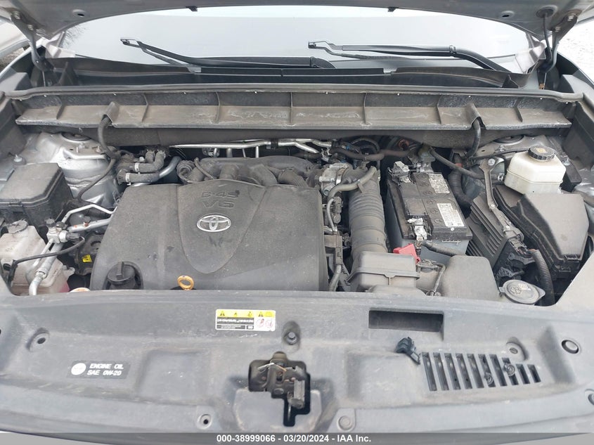 VIN 5TDHZRBH1MS075308 2021 TOYOTA HIGHLANDER XLE