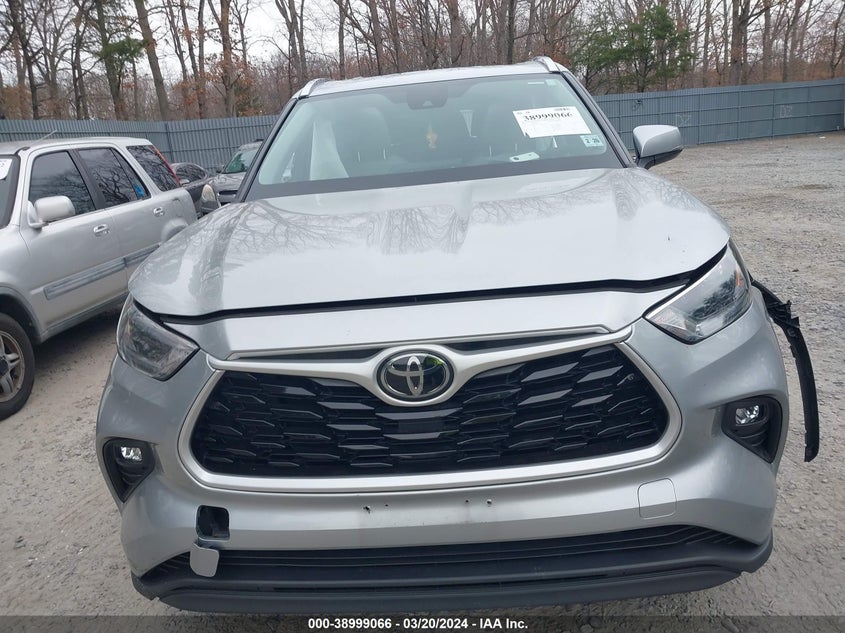 VIN 5TDHZRBH1MS075308 2021 TOYOTA HIGHLANDER XLE