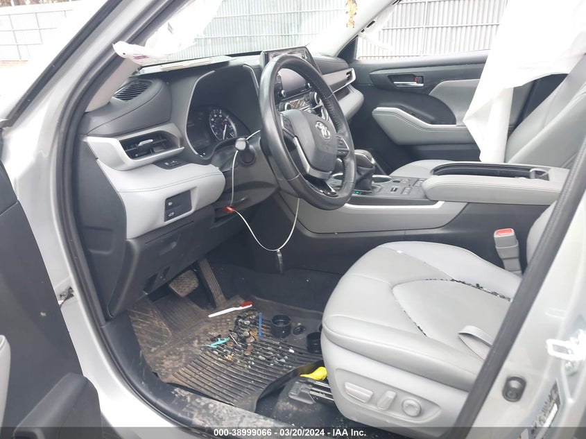 VIN 5TDHZRBH1MS075308 2021 TOYOTA HIGHLANDER XLE