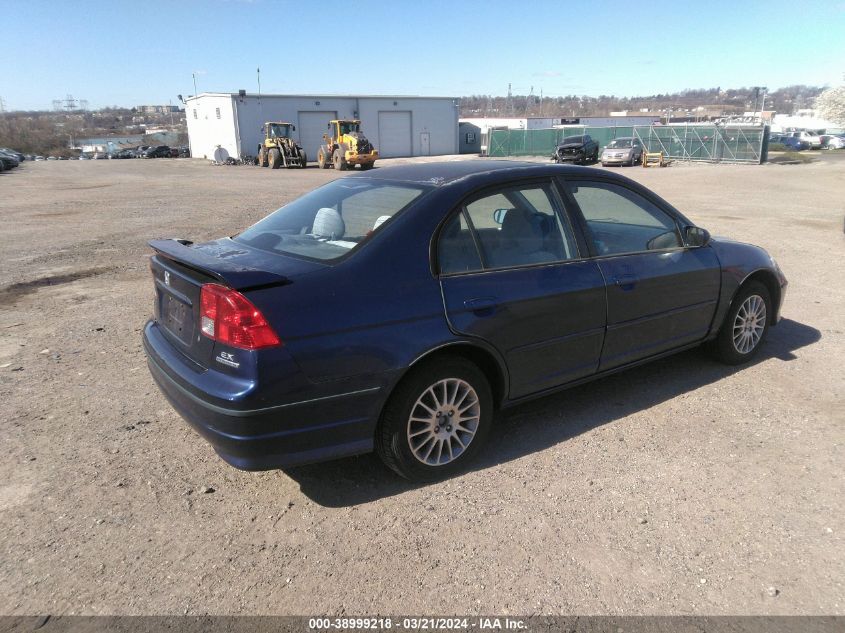 2HGES26705H539027 | 2005 HONDA CIVIC