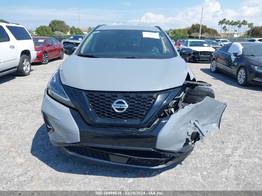 2022 Nissan Murano Sv Intelligent Awd VIN: 5N1AZ2BSXNC123844 Lot: 38999539