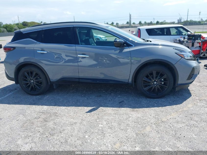 2022 Nissan Murano Sv Intelligent Awd VIN: 5N1AZ2BSXNC123844 Lot: 38999539