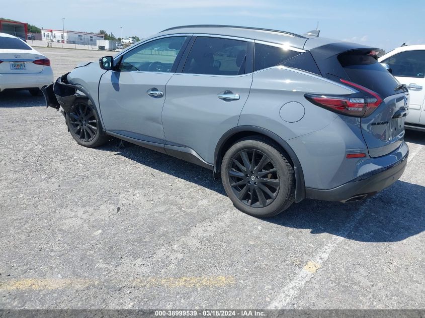 2022 Nissan Murano Sv Intelligent Awd VIN: 5N1AZ2BSXNC123844 Lot: 38999539