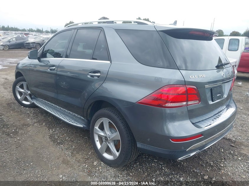 2018 Mercedes-Benz Gle 350 VIN: 4JGDA5JB9JA999169 Lot: 38999639