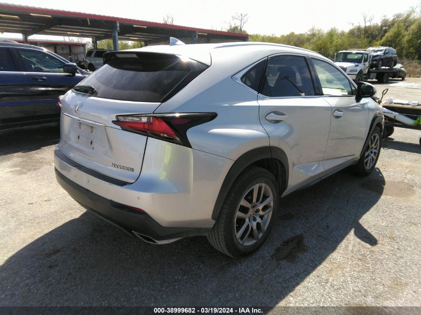 2015 Lexus Nx 200T VIN: JTJYARBZ1F2007548 Lot: 38999682