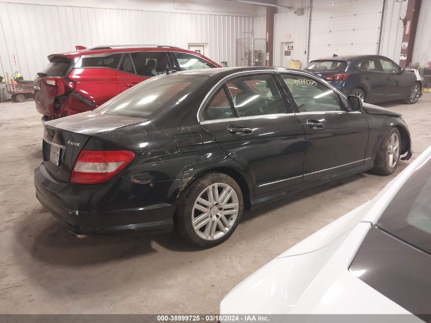 WDDGF81X39R047996 | 2009 MERCEDES-BENZ C 300