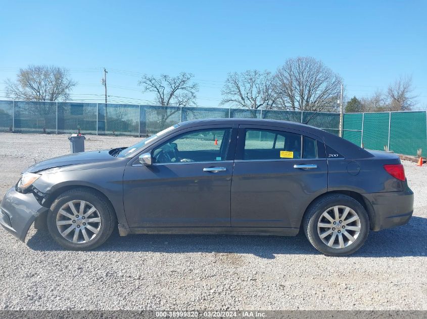 2014 Chrysler 200 Limited VIN: 1C3CCBCG4EN179327 Lot: 38999820