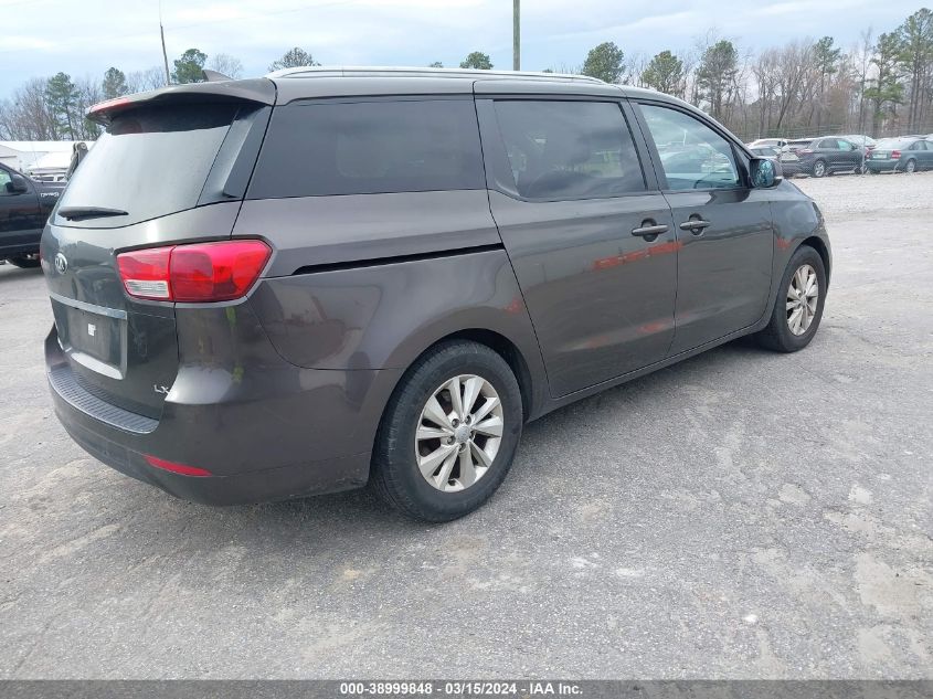 2015 Kia Sedona Lx VIN: KNDMB5C10F6060248 Lot: 38999848