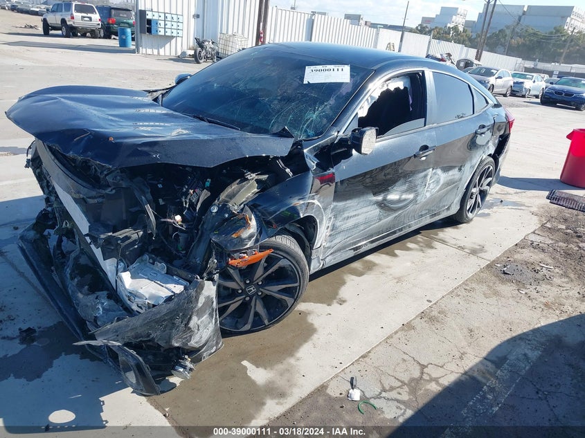 VIN 2HGFC2F8XKH525772 2019 HONDA CIVIC SPORT