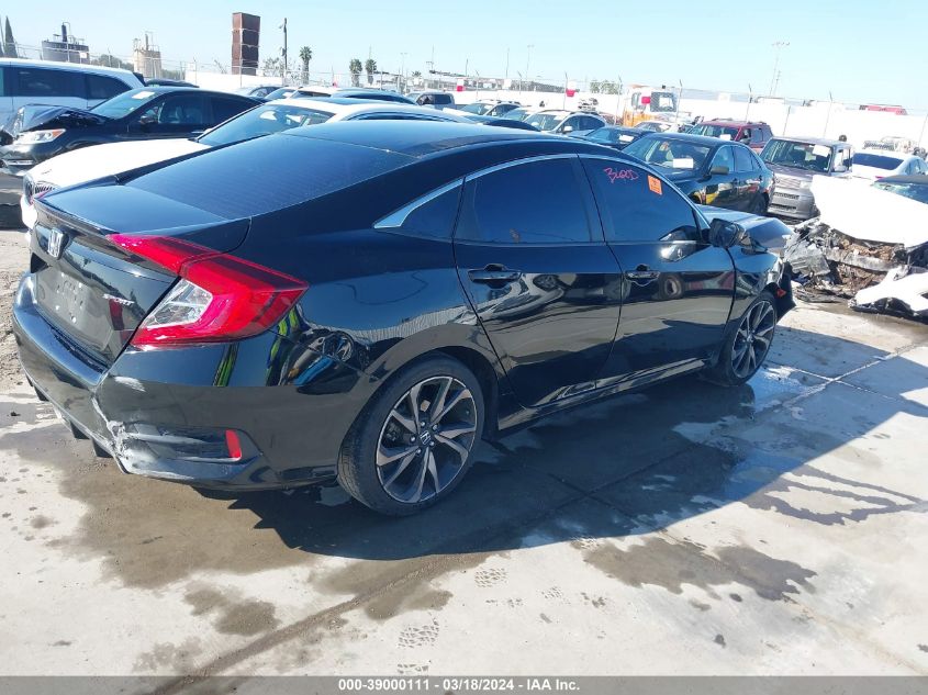 2019 Honda Civic Sport VIN: 2HGFC2F8XKH525772 Lot: 39000111