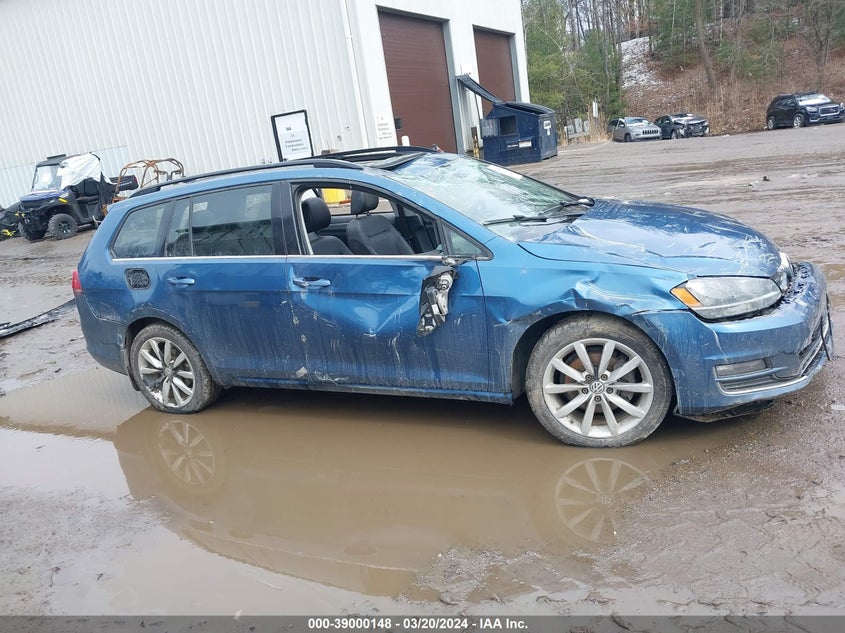 2015 VOLKSWAGEN GOLF SPORTWAGEN TSI SE 4-DOOR - 3VWC17AUXFM507298