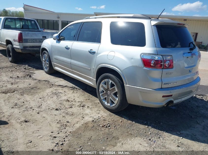 2011 GMC Acadia Denali VIN: 1GKKVTED7BJ372007 Lot: 39000377