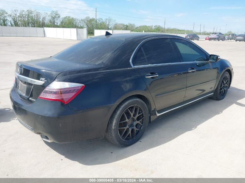 2010 Acura Rl 3.7 VIN: JH4KB2F65AC000844 Lot: 39000405